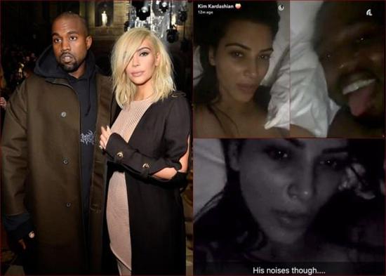 卡戴珊晒与老公床照