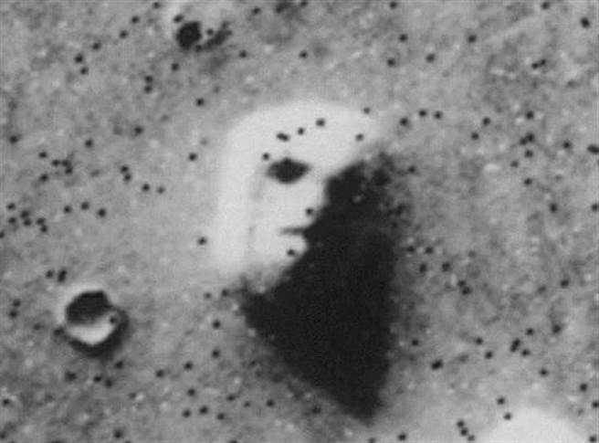 1、火星人面孔。（图／今日头条）