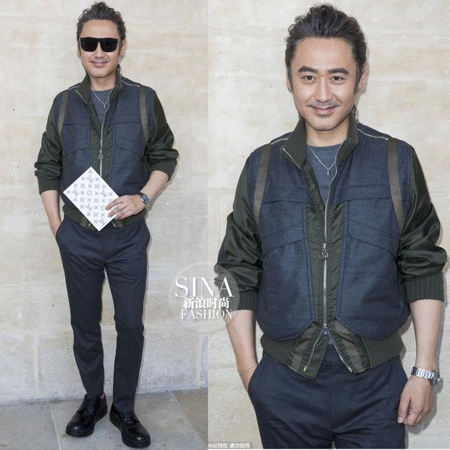 吴秀波出席LV-2017春夏男装秀场