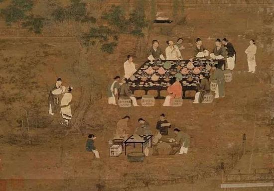 宋徽宗赵佶[文会图部分]