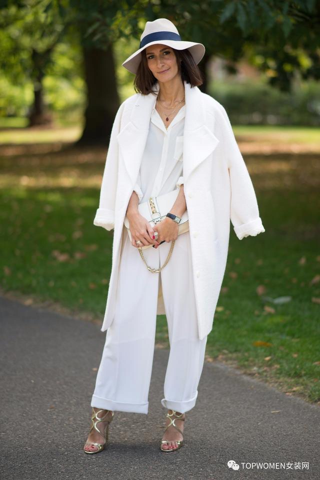 变身精致有品味女王，全白造型打造冬日女神范！
