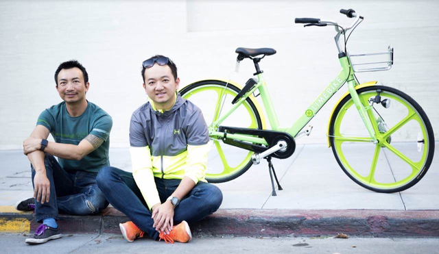 这两位中国人将中国共享单车模式“骑进”美国