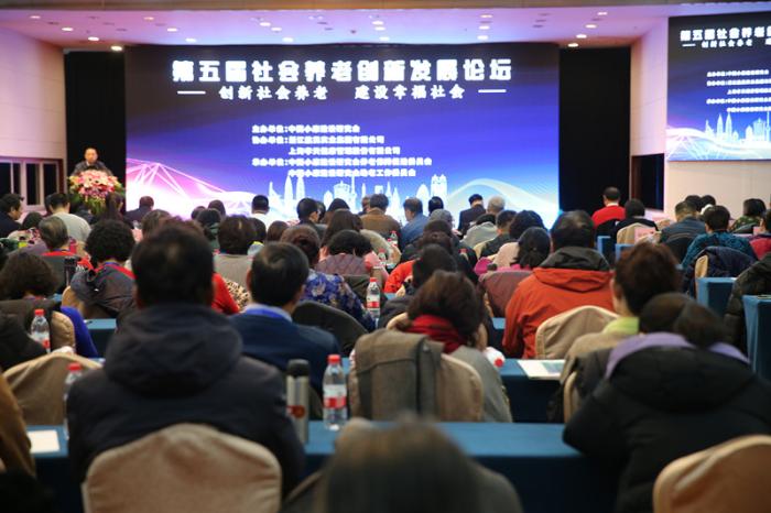 第五届社会养老创新发展论坛现场。 第五届社会养老创新发展论坛现场。